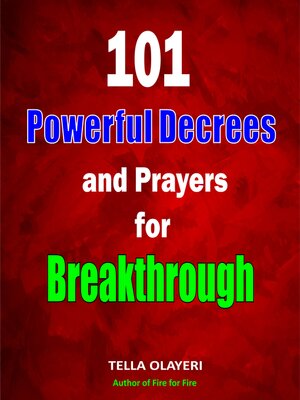 cover image of 101 Powerful Decrees and Prayers for Breakthrough